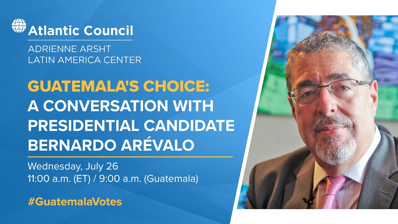 Guatemala’s choice: A conversation with presidential candidate Bernardo Arévalo