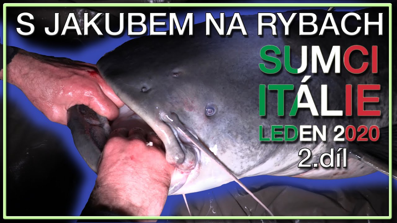 S Jakubem na rybách - Sumci s Honzou Pokorným 2.díl - Itálie - Leden 2020