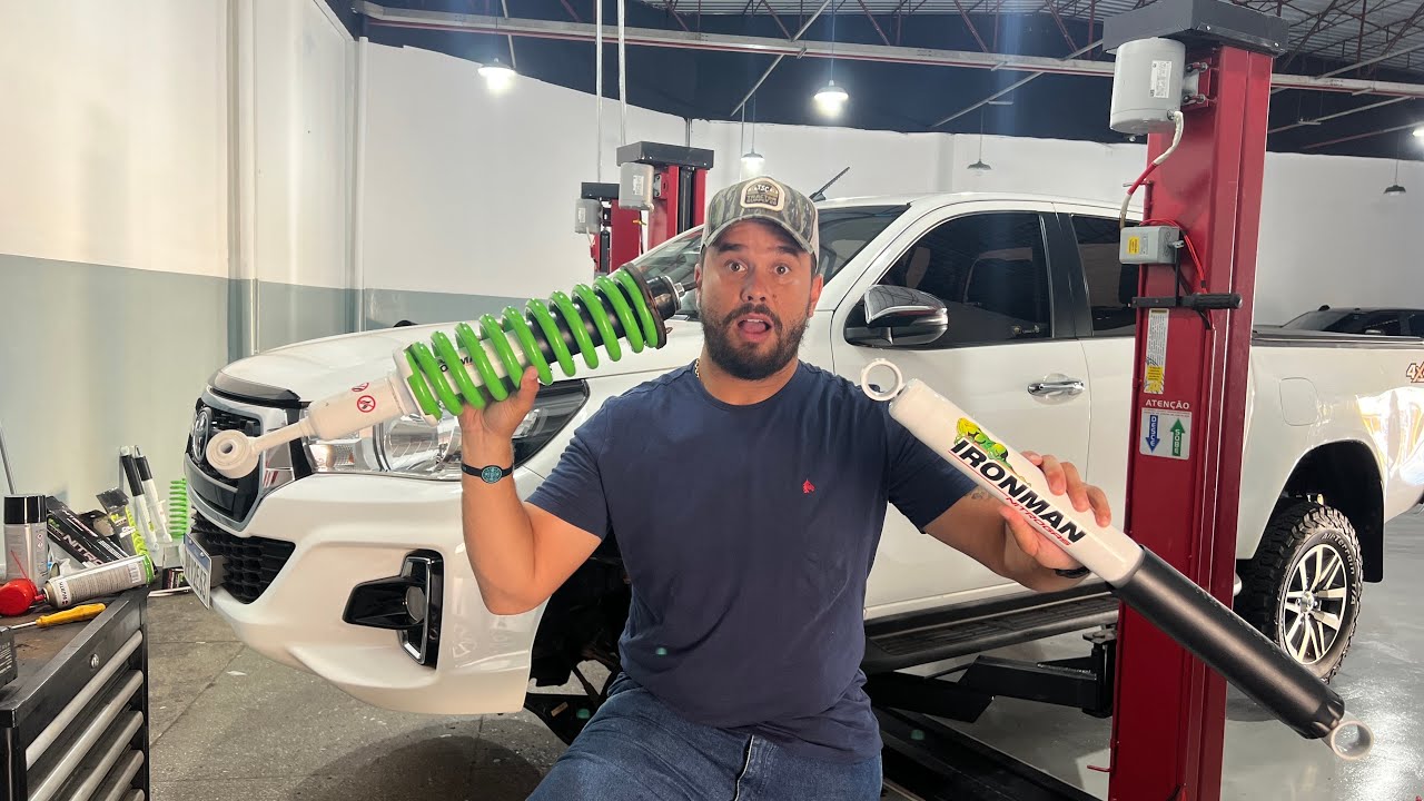 10MIL NOS AMORTECEDORES DA HILUX, VALE A PENA ?