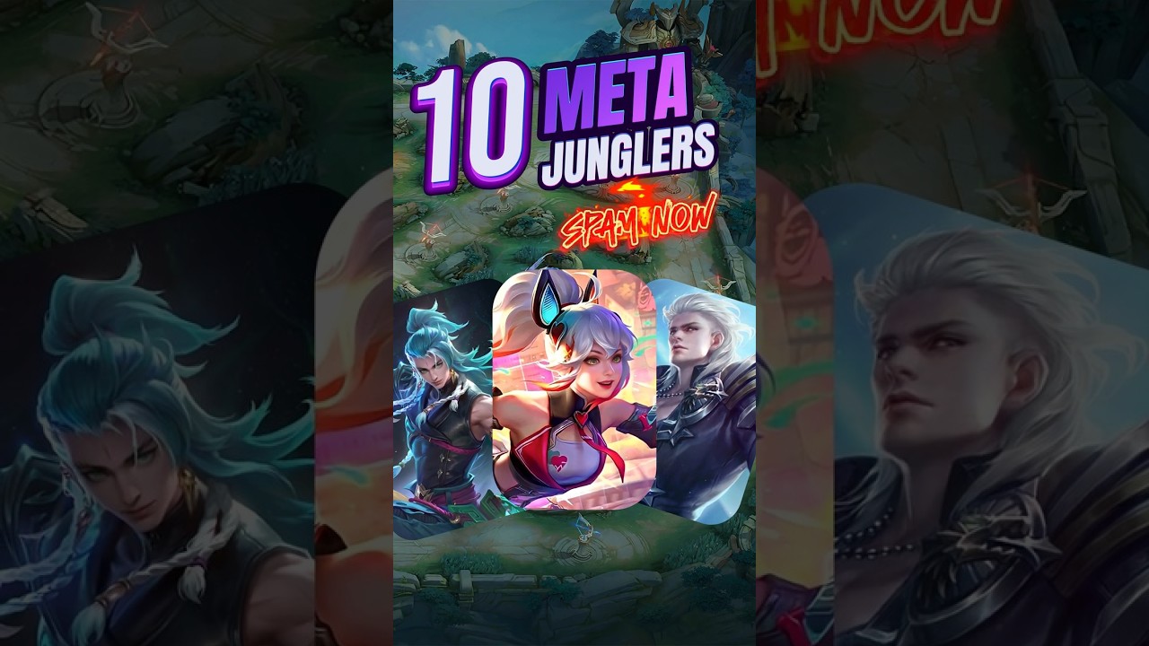 Best Junglers in Mobile Legends | Best Hyper in 2025 |Meta jungler in mlbb| #mlbb #NoobJuice #jungle