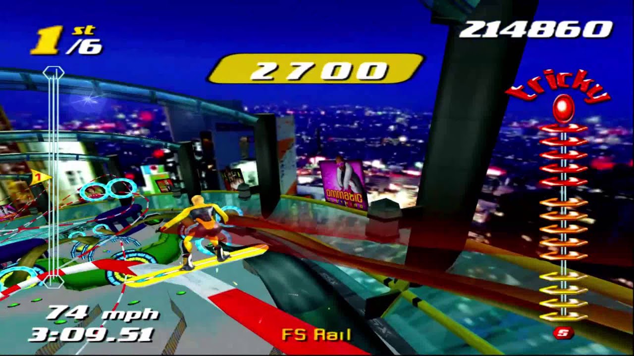 SSX Tricky - Elise World Circuit ~ Tokyo Megaplex Race