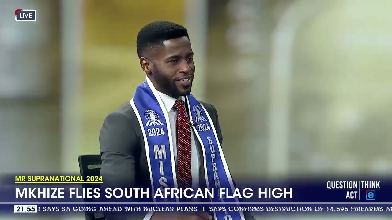 Mr Supranational 2024 | Dr. Fezile Mkhize flies South African flag high