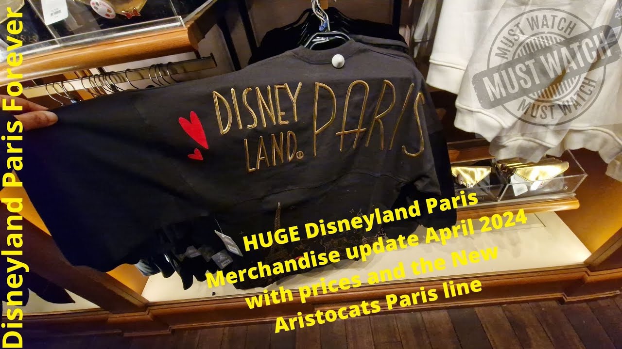 HUGE Disneyland Paris Merchandise update April 2024 with prices and the New Aristocats Paris line
