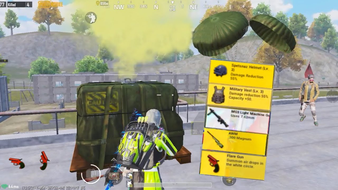 I LANDED on DOUBLE AWM + MG3😍Pubg Mobile