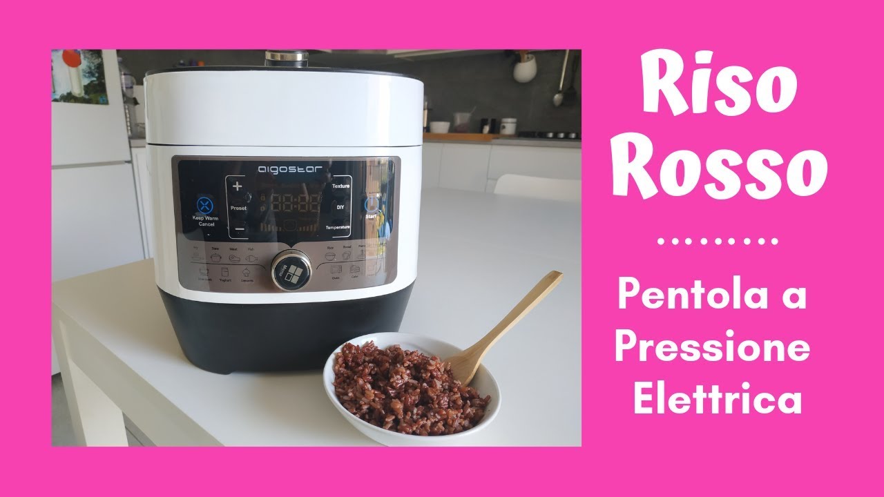 Cuocere il RISO ROSSO con la pentola a pressione Elettrica Aigostar Panda | Barbara Easy Life