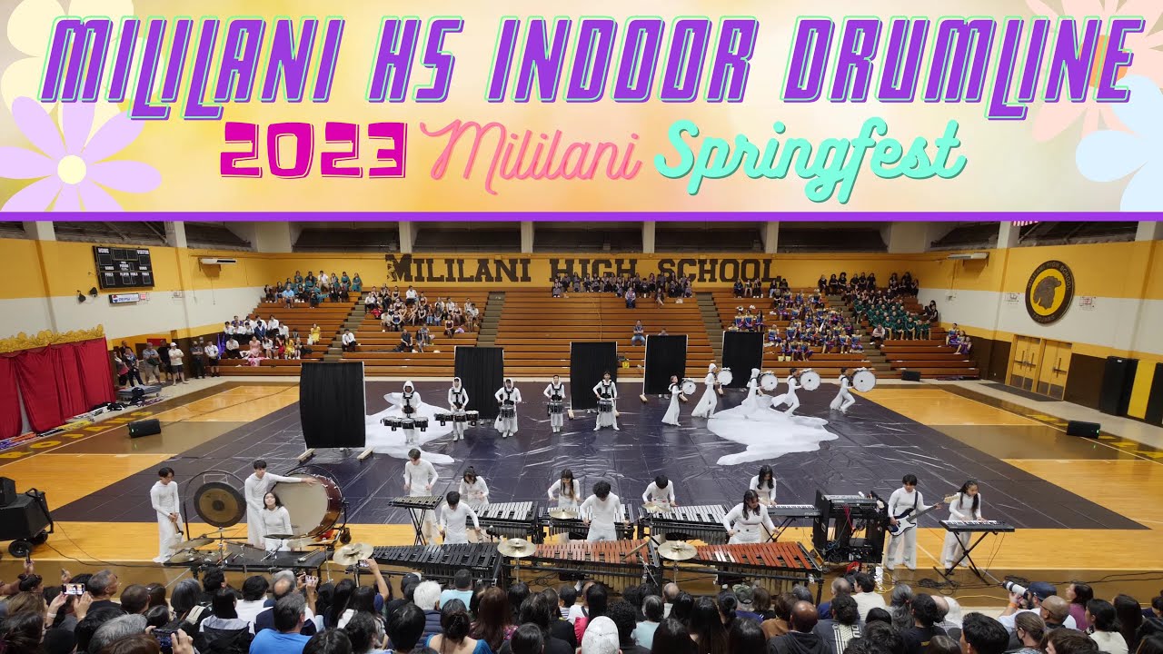 The Art of Illusion | Mililani HS Indoor Drumline | 2023 Mililani Springfest