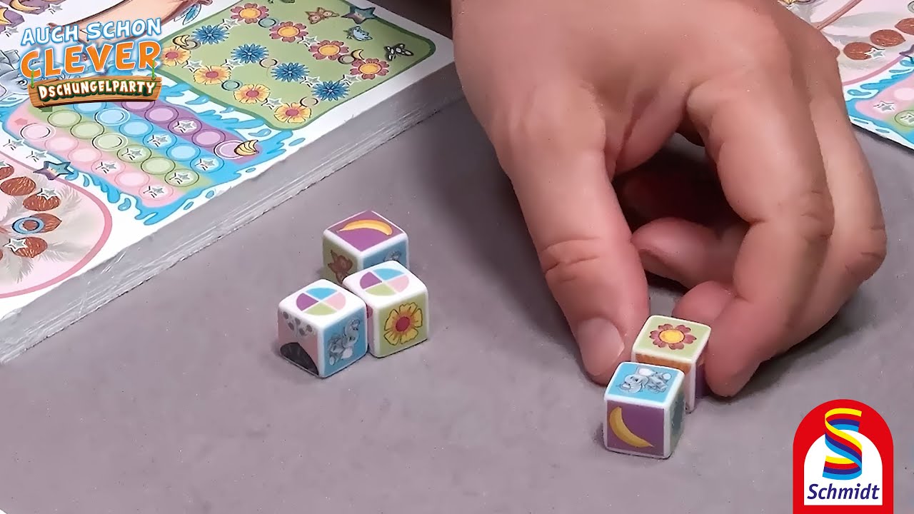 AUCH SCHON CLEVER | Dschungelparty | Schmidt Spiele (Erklärvideo)