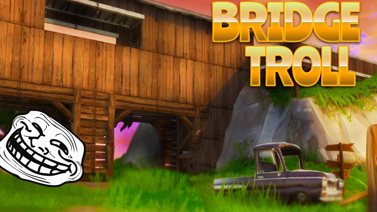 BRIDGE TROLL (Fortnite Battle Royale) | rhinoCRUNCH