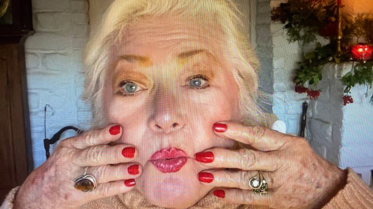 Over 60 / Shopping for Food and Red Lips and Nails / Cooking Potato Latkes / and Thankful Wishes