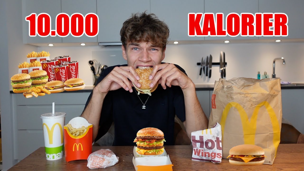 MC DONALDS 10.000 KALORIER CHALLENGE!!
