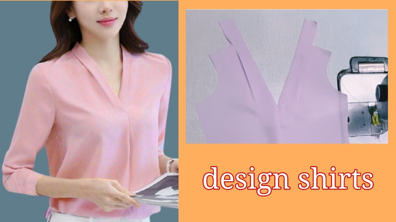 Cắt may Áo kiểu xếp ly cổ tuyệt đẹp nhanh và dễ dàng|design shirts |basic Sewing techniques |