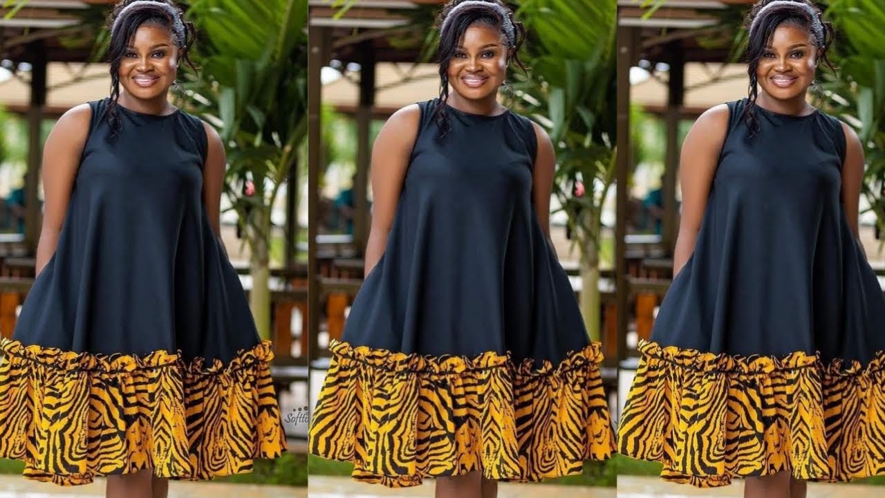 How To Cut And Sew A Flare Dress With Gathers/Beginners Friendly