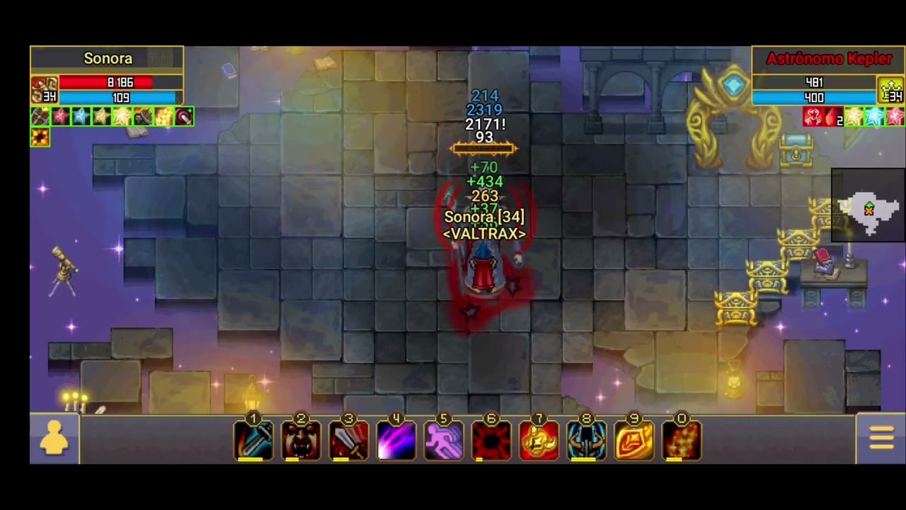 Warspear Online- Primavera pegando o primeiro curso da escola de magia e indo umas tw