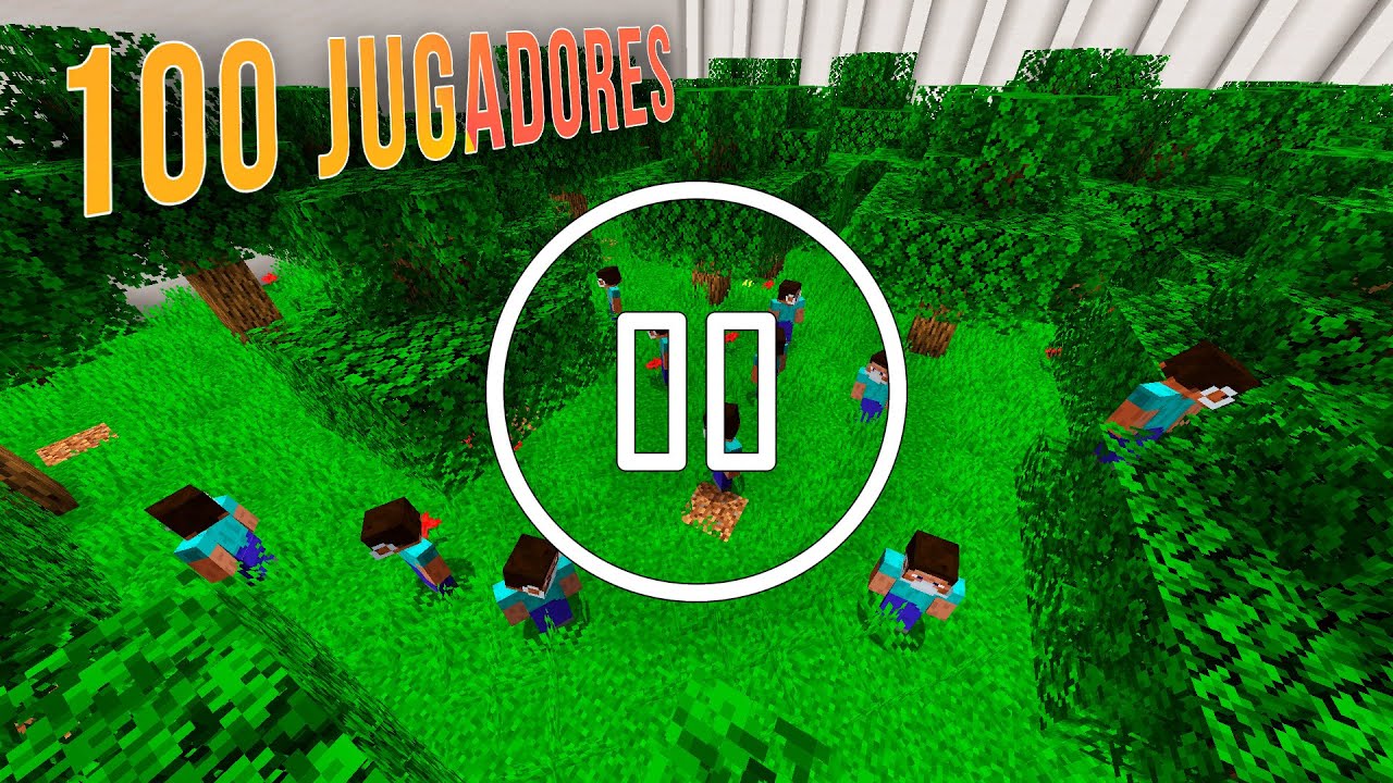 MINECRAFT 100 JUGADORES pero... PUEDO CONTROLAR el TIEMPO!