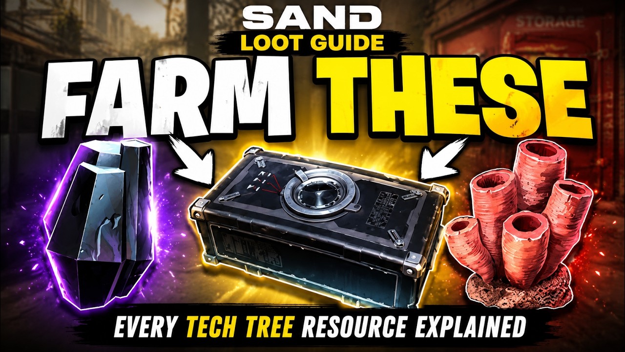 SAND Loot Guide: Every Tech Tree Resource Explained