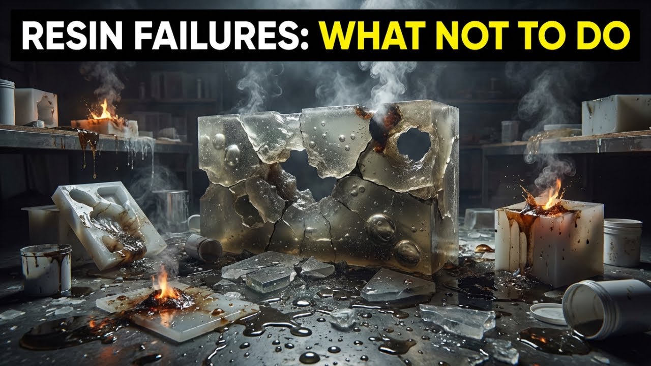 RESIN FAILURE #2 COME SEE WHAT NOT TO DO. ONLY 1 SURVIVED NEW REVIEW MOLD 