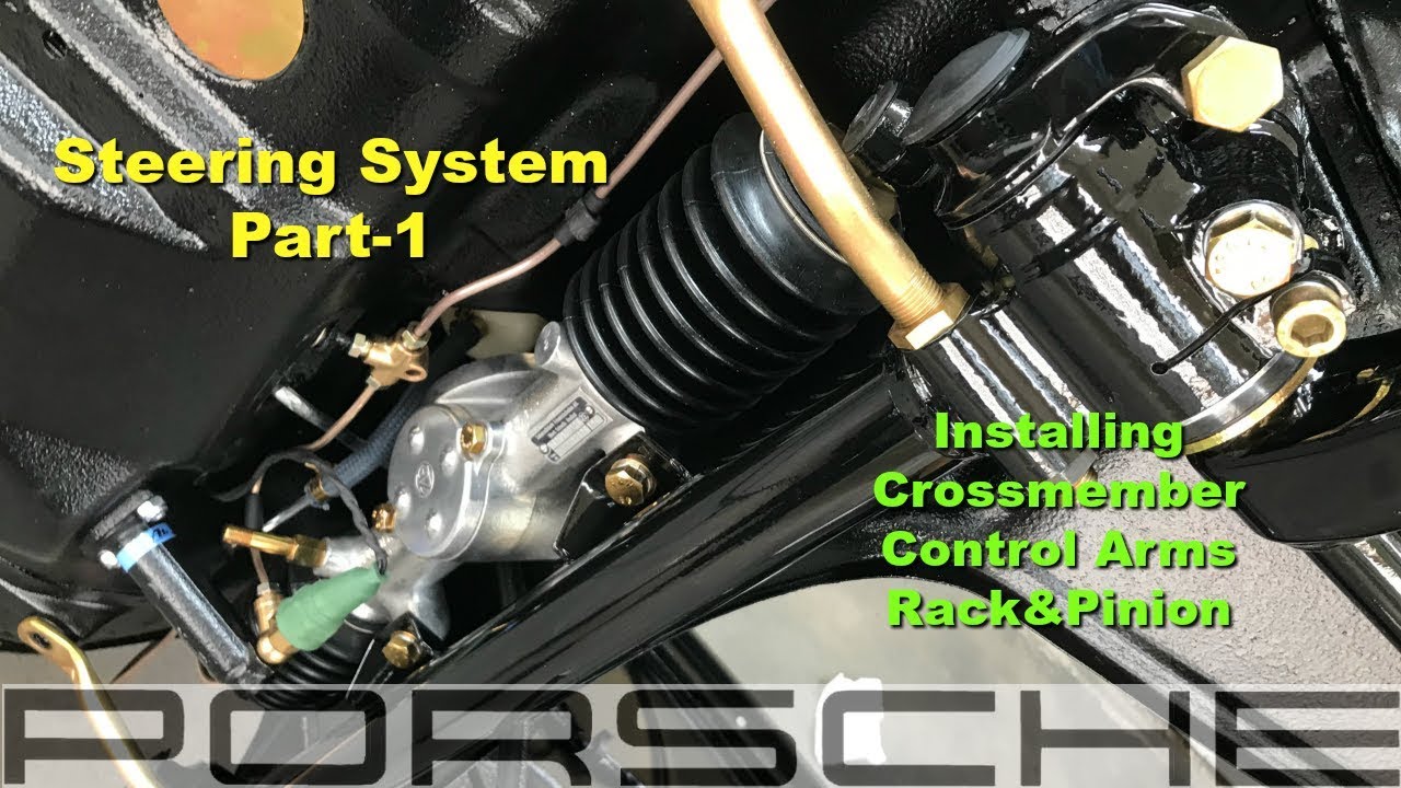1967 Porsche 911 Video 42 Installing Rack & Pinion and Control Arm Assembly