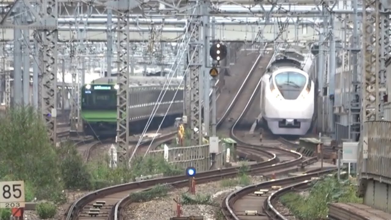 【東京】上野東京ライン 常磐線 特急ひたち ときわ 山手線 京浜東北線 中央線快速 急勾配 新幹線 子供の好きな電車 JR東日本