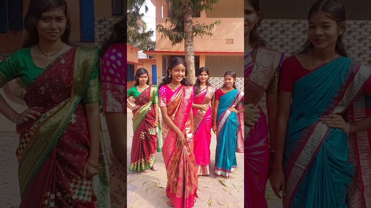 🥰🥰🥰🥰#shorts#trending#transition#viral#sareetransformation#schoolstudents#baradianodalhighschool
