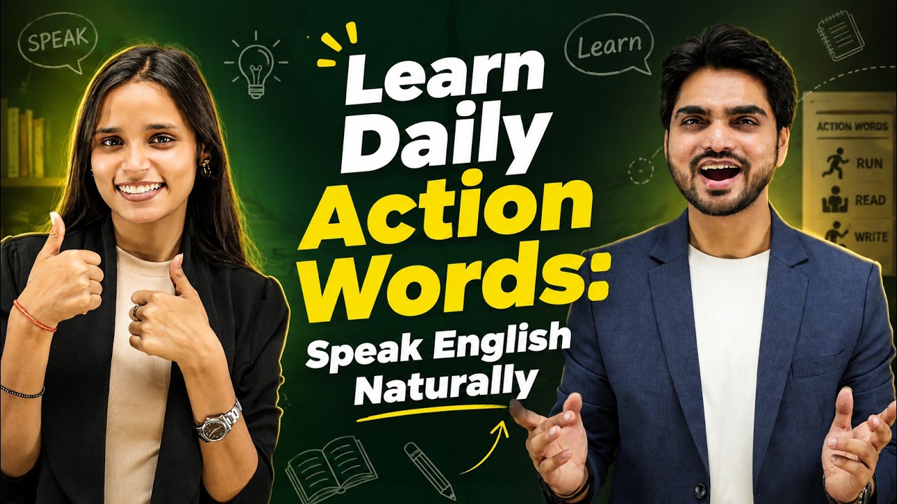 🔴 LIVE | MASTER DAILY ACTION WORDS | IMPROVE YOUR SPOKEN ENGLISH | VOCABULARY WITH WORDS & MEANING