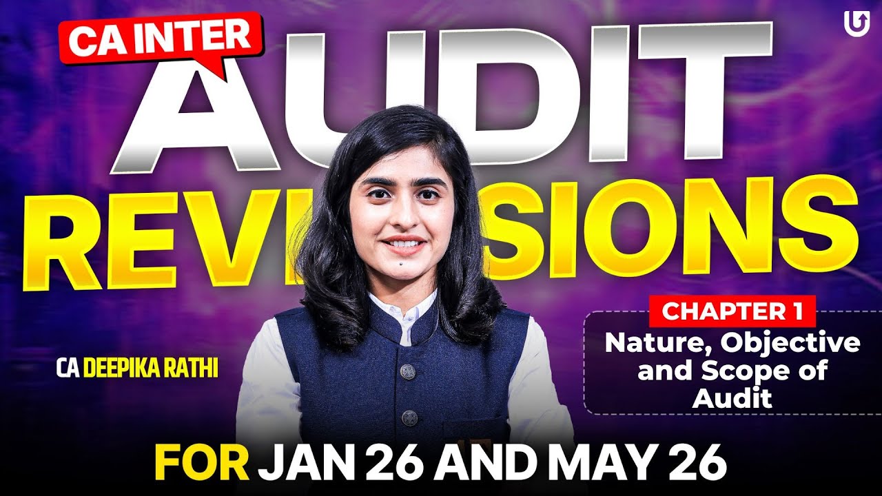 CA Inter Audit Chapter 1 Revision | Jan & May 2026 Attempt | CA Deepika Rathi