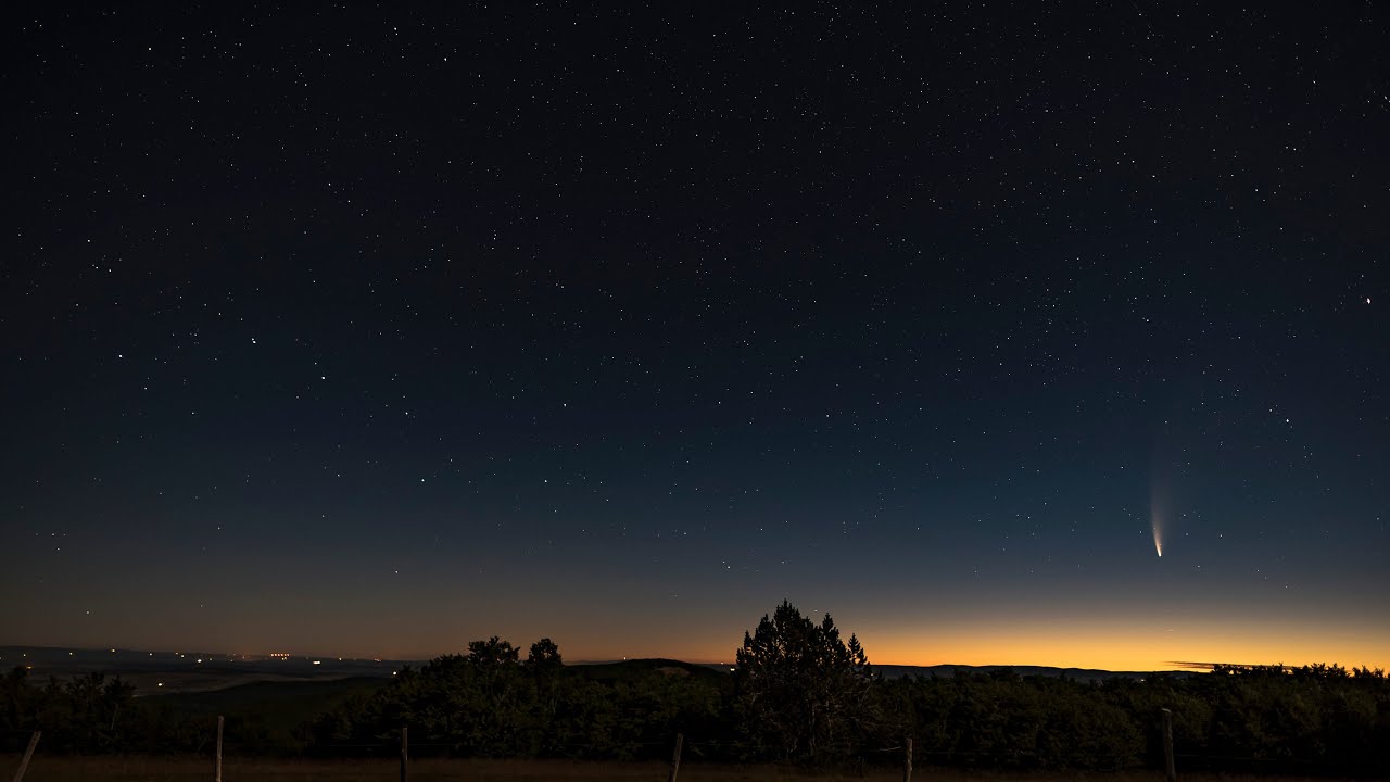Une nuit entière avec la comète NEOWISE