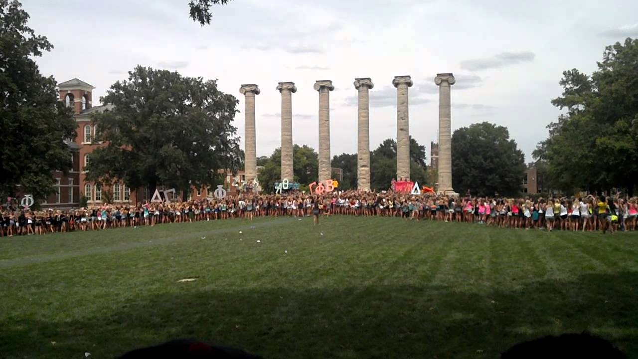 Mizzou Sorority Bid Day 2012