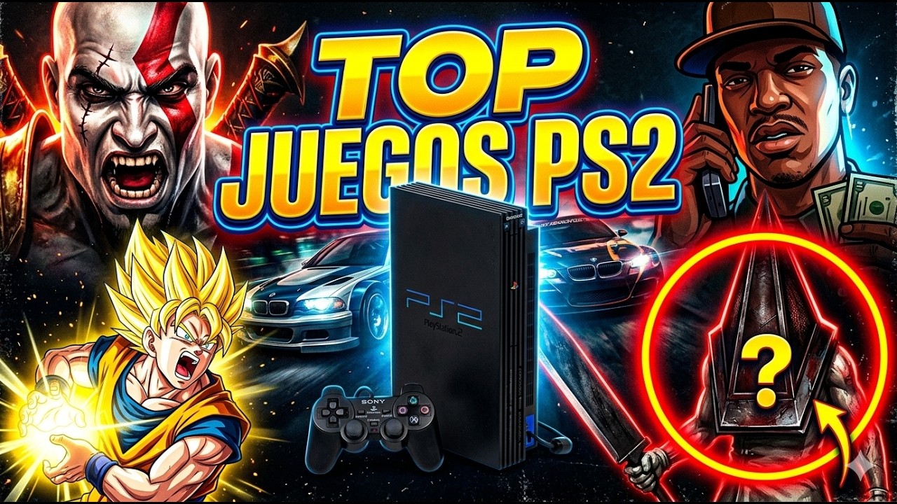 🔥 Los 10 MEJORES Juegos de PS2 que TODOS Jugamos | Nostalgia Gamer