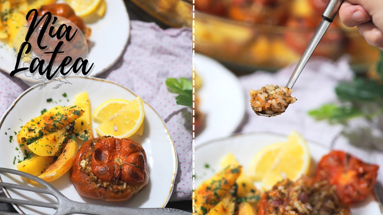 Gefüllte Tomaten | orthodoxes Fastenrezept I griechisches Familienrezept