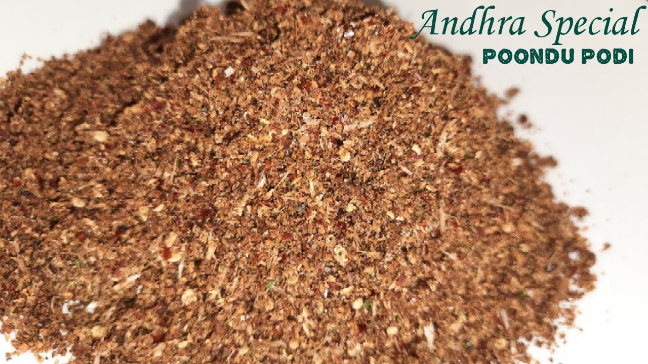 பூண்டு பொடி | ANDHRA SPECIAL POONDU PODI IN TAMIL | GARLIC PODI | MOM'S COOKING PANDISELVI