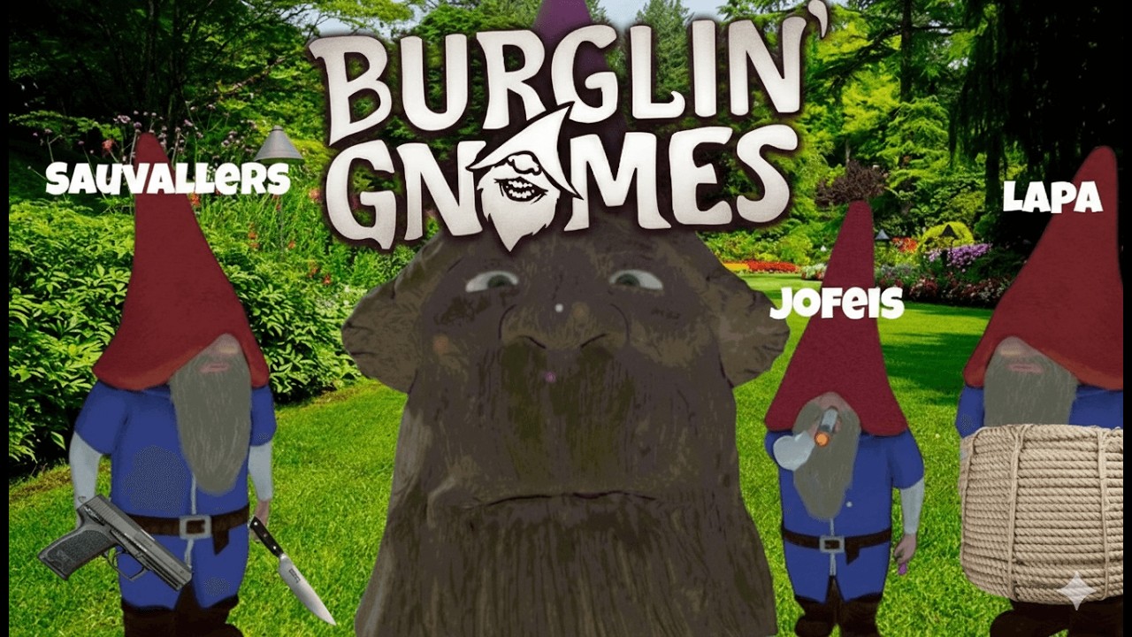 Robando casas como gnomos (sale mal) | Burglin Gnomes |