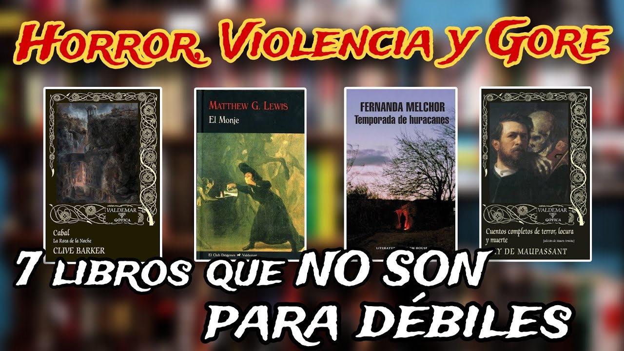 📚 TERROR EXTREMO: Los 7 libros más gráficos y explícitos que he leído | ESMARCOREYES