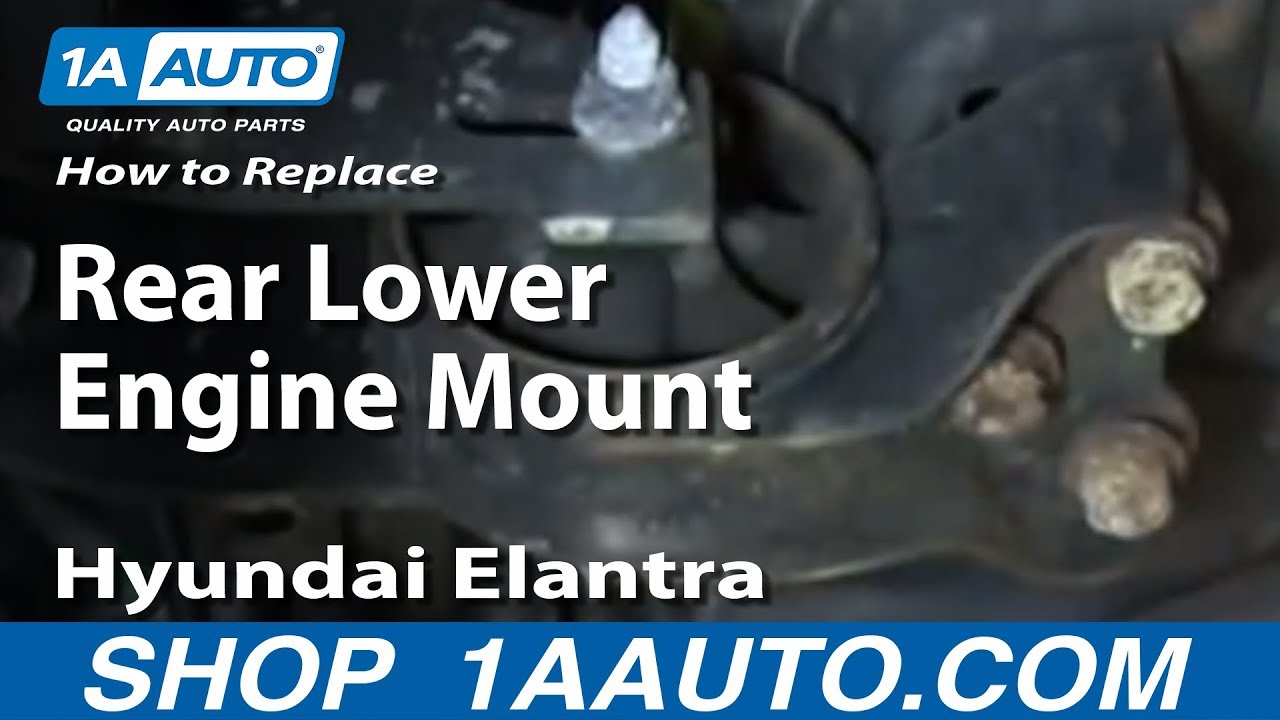 How to Replace Engine Mount 01-06 Hyundai Elantra
