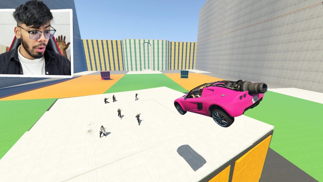 RPG vs Flying Cars Challenge 111.111% People Lick Their Nose After This Race in GTA 5!