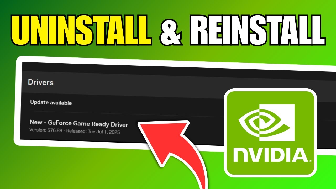 Как удалить и переустановить драйверы NVIDIA (Windows 11)