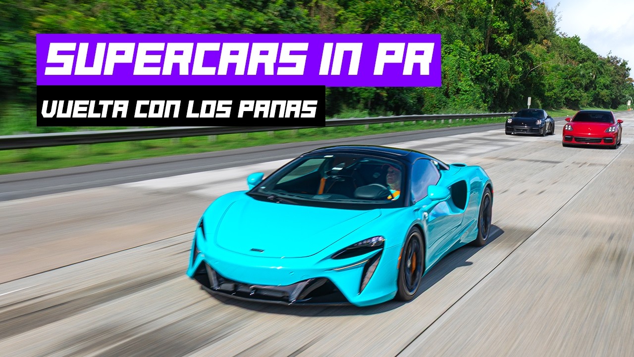 Supercar run I Vuelta con los panas