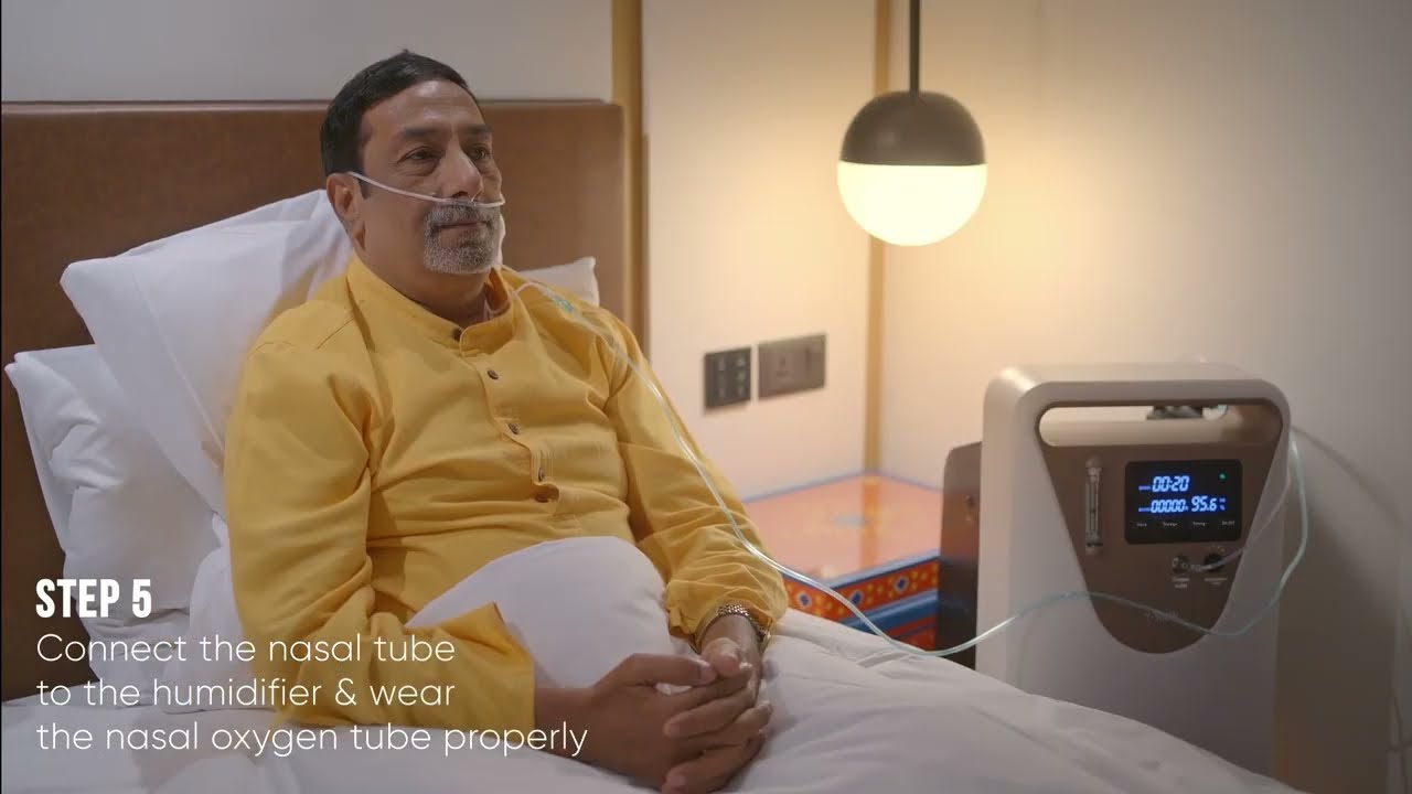 How to use OMRON  Oxygen Concentrator  Model Y506W.