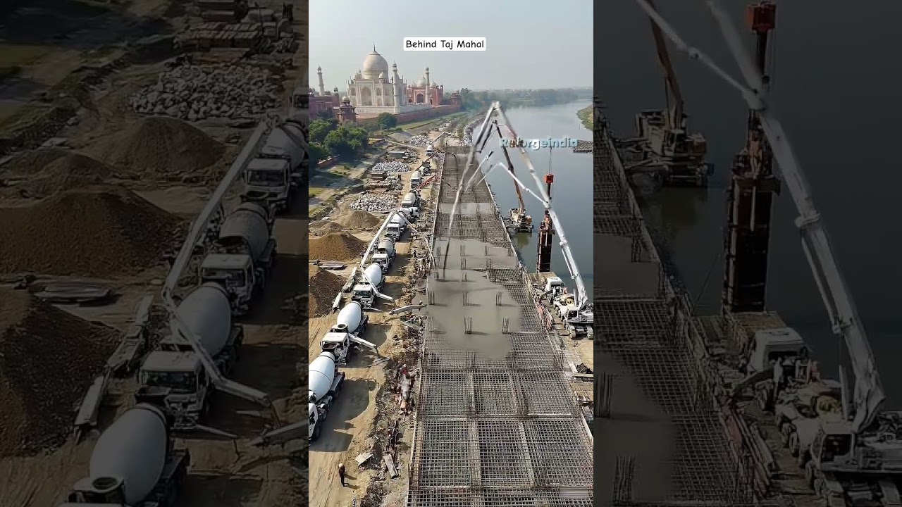Taj Mahal Yamuna Riverfront Concept | From Polluted Riverbank to Mughal Marble Promenade