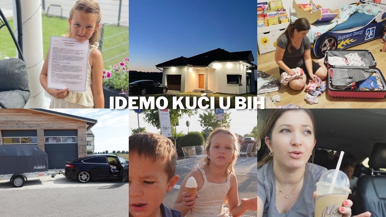 IDEMO KUĆI U BIH I Uspjela je završiti prvi razred? Prvi put vidimo završenu kuću