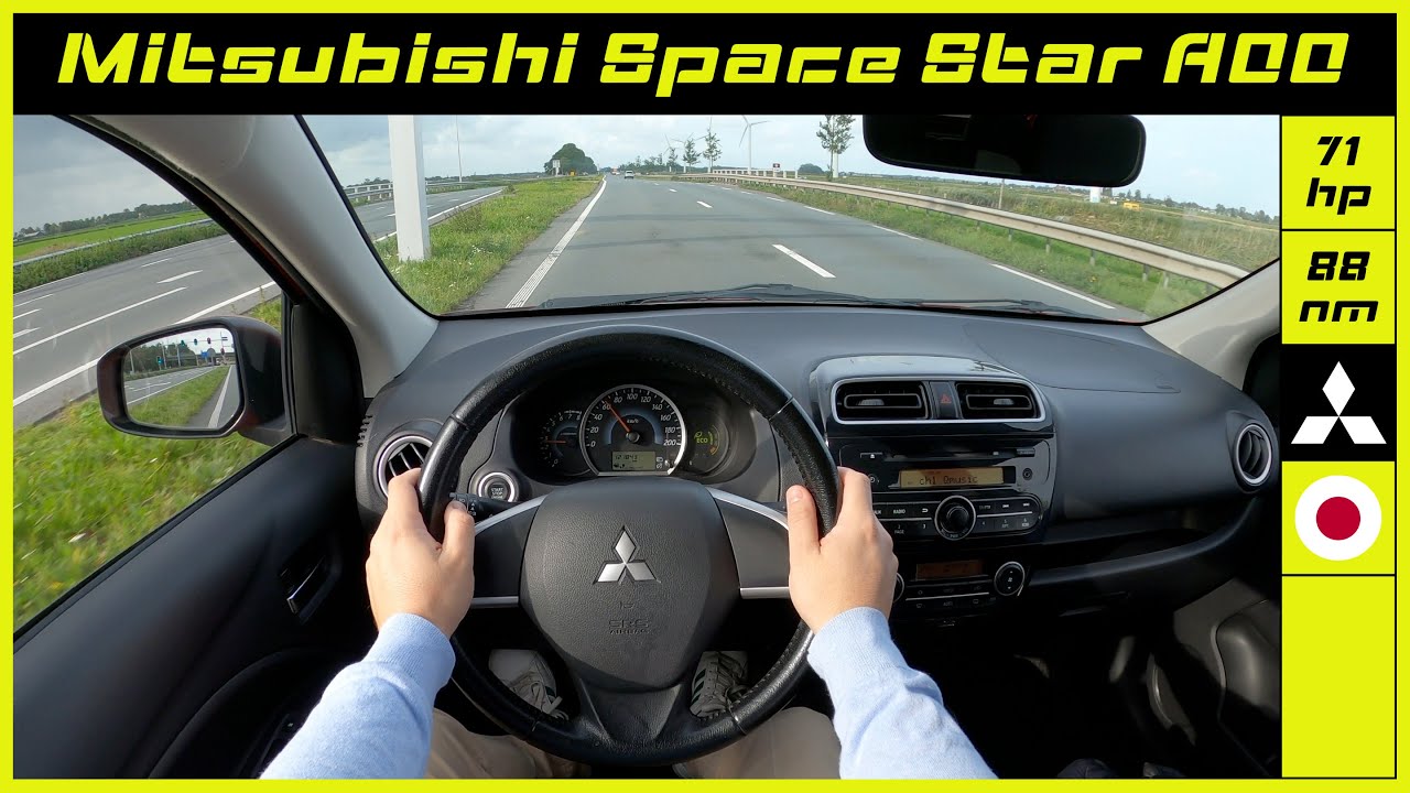 Mitsubishi | Space Star A00 | 2013 | Onboard POV test drive