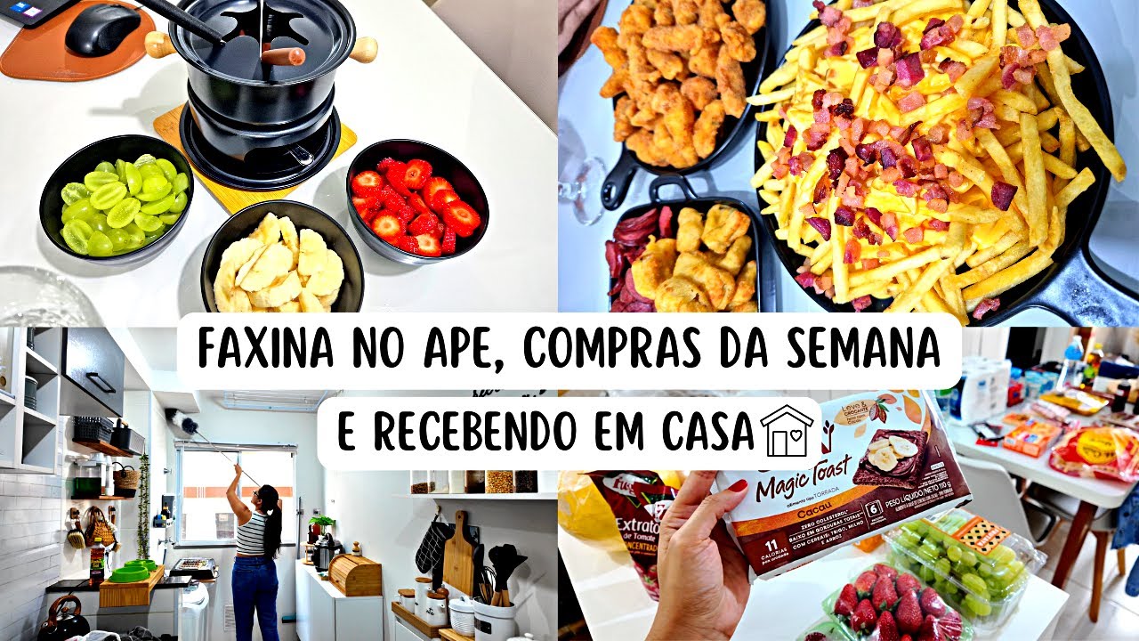 RECEBENDO AMIGAS EM CASA l Cardápio simples, noite da porção e fondue!