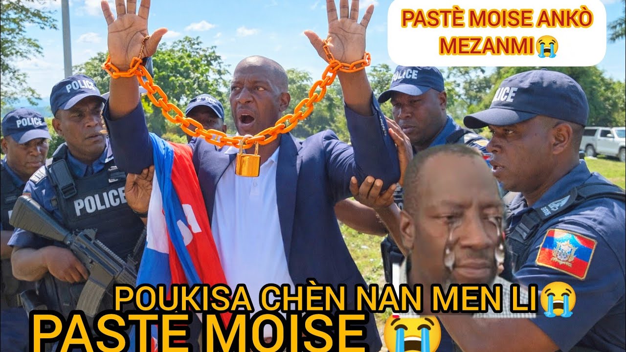😭PASTÈ MOISE DLO NAN ZYE DEBAKE AK CHÈN NAN MEN LI  ANCHENE😭LI SÈMANTE BATAY LA POKO FINI