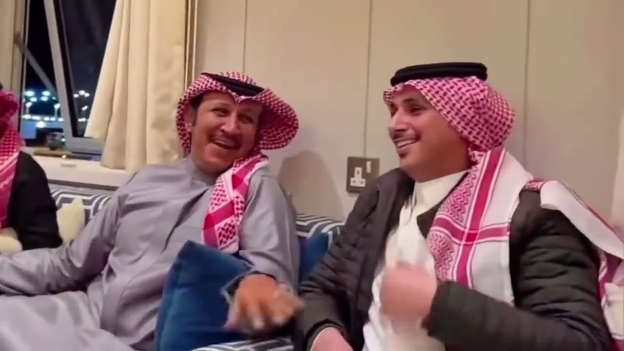 لقاء غازي الذيابي مع شعراء المحاوره صقر سليم ومعتق العياضي ووصل العطياني وابراهيم الشيخي 