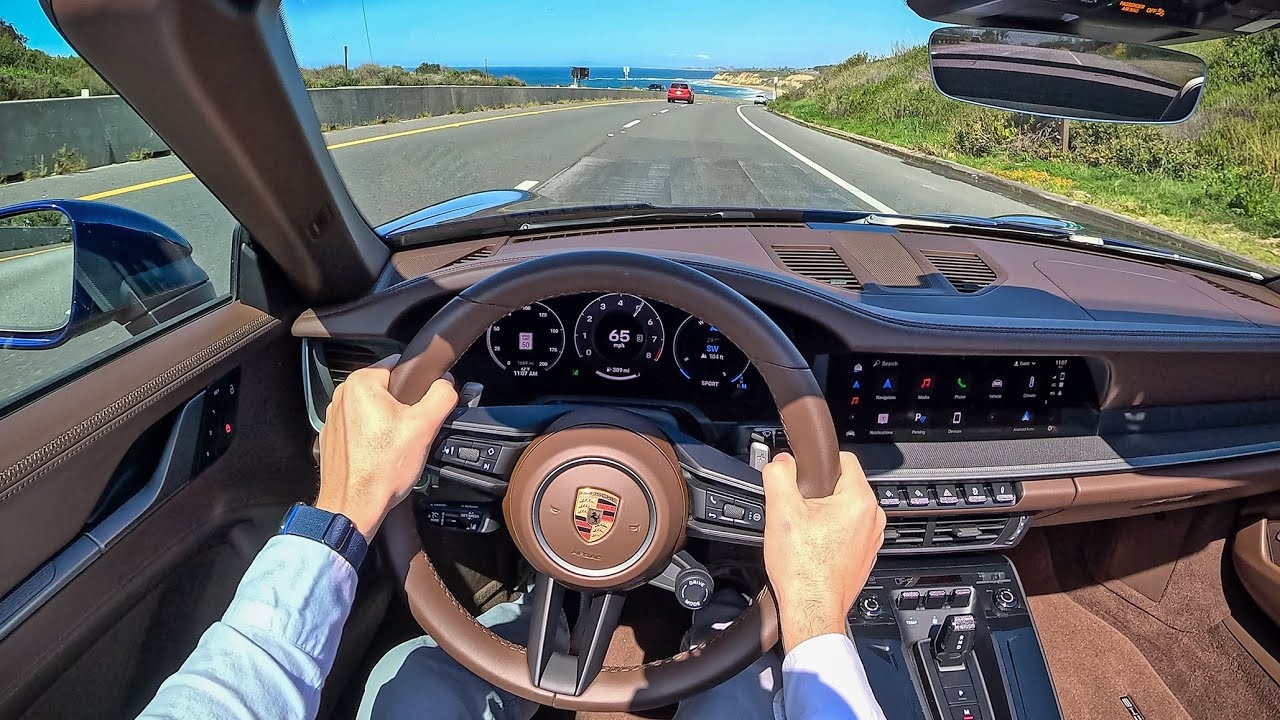2025 Porsche 911 Carrera Cabriolet - POV Test Drive (Binaural Audio)