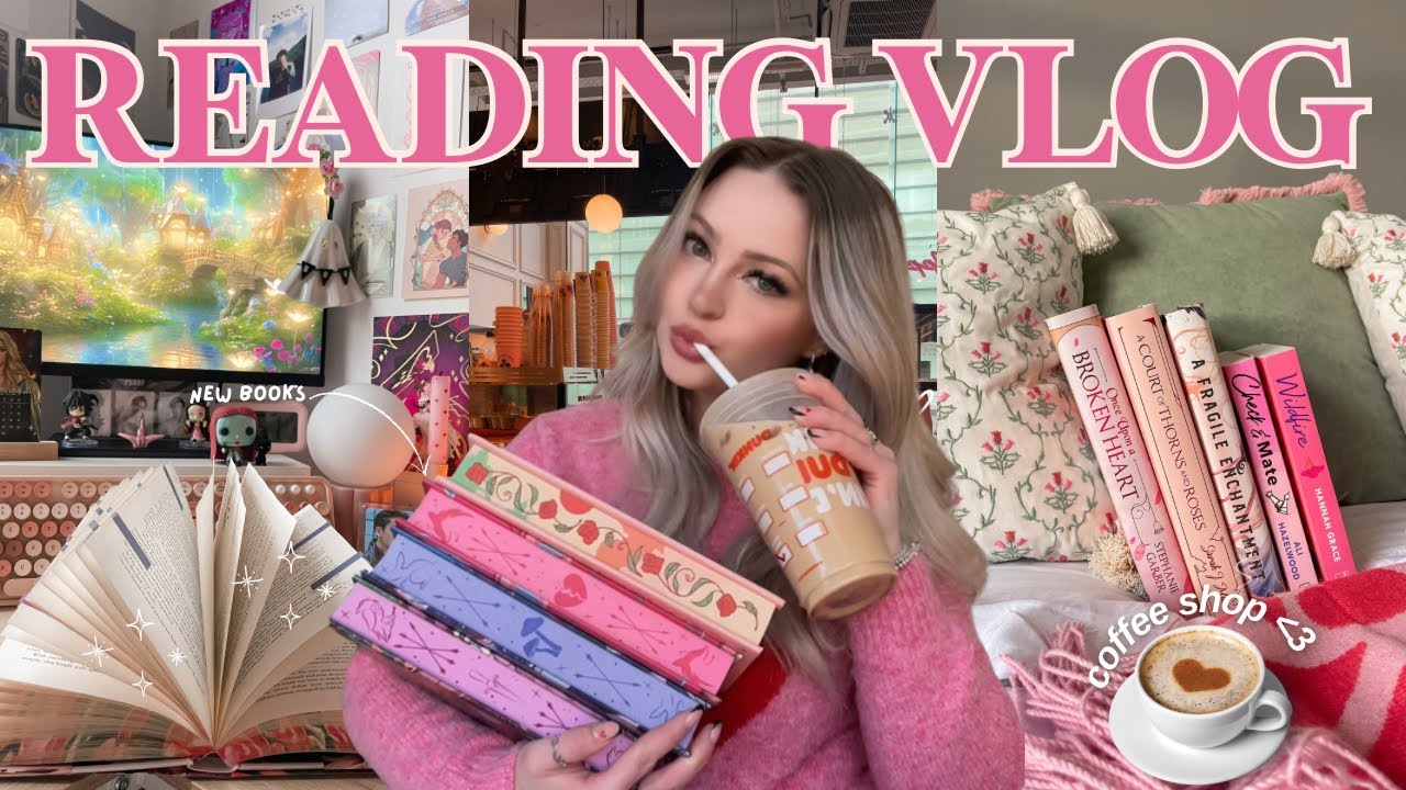 READING VLOG ★ weekend readathon, self care & book haul 🎀🏹🧸✨💌