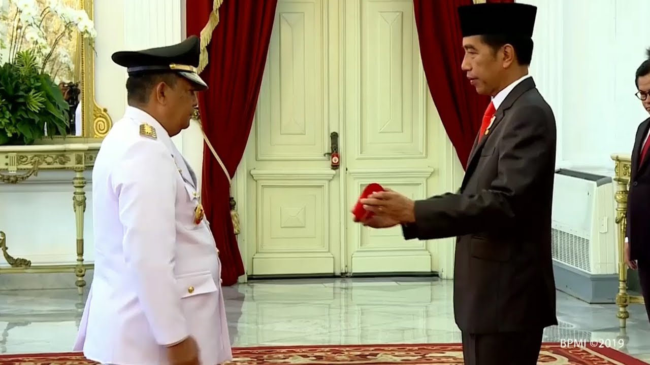 Presiden Jokowi Resmi Lantik Syamsuar-Edy Jadi Gubernur dan Wakil Gubernur Riau