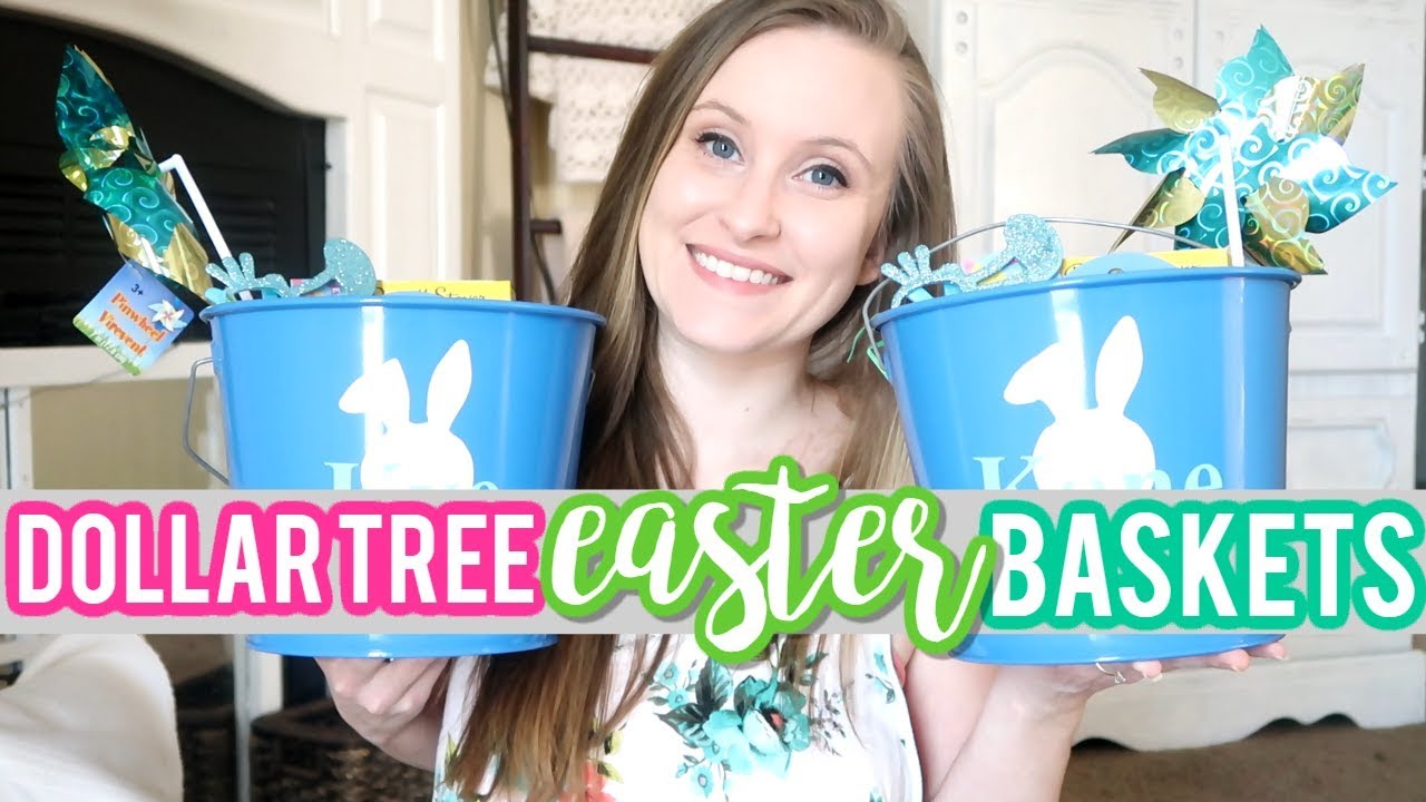 WHAT'S IN MY KIDS EASTER BASKETS 2019 | DOLLAR TREE EASTER BASKETS