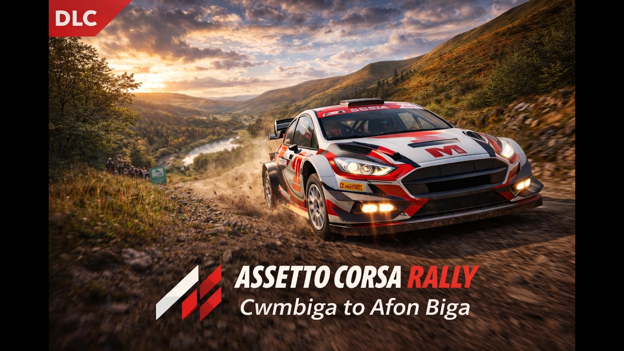 Assetto Corsa Rally  Cwm Biga ➜ Afon Biga DLC 🇬🇧 Full Stage Attack