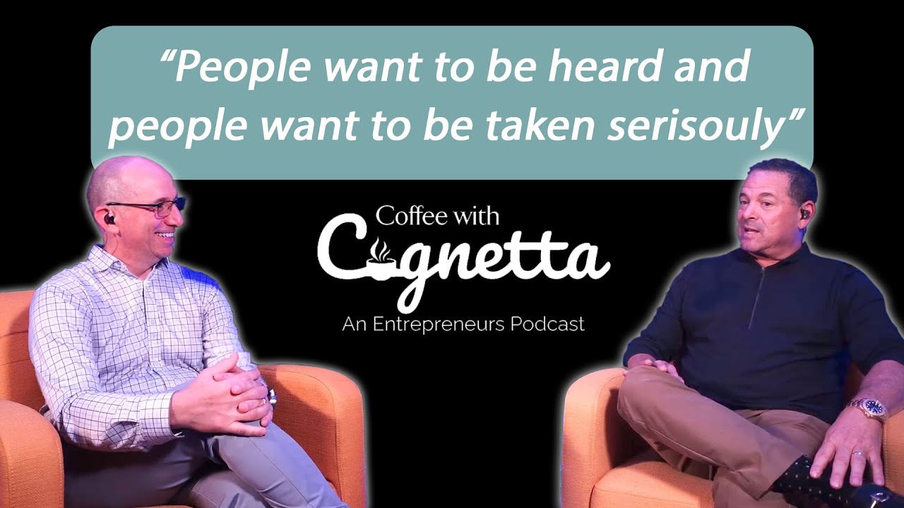 Andy Cagnetta sits w/ Michael Udine | Broward County Commissioner