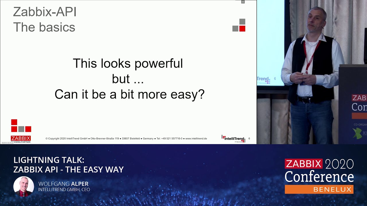 Wolfgang Alper - Lightning Talk: Zabbix API - the easy way